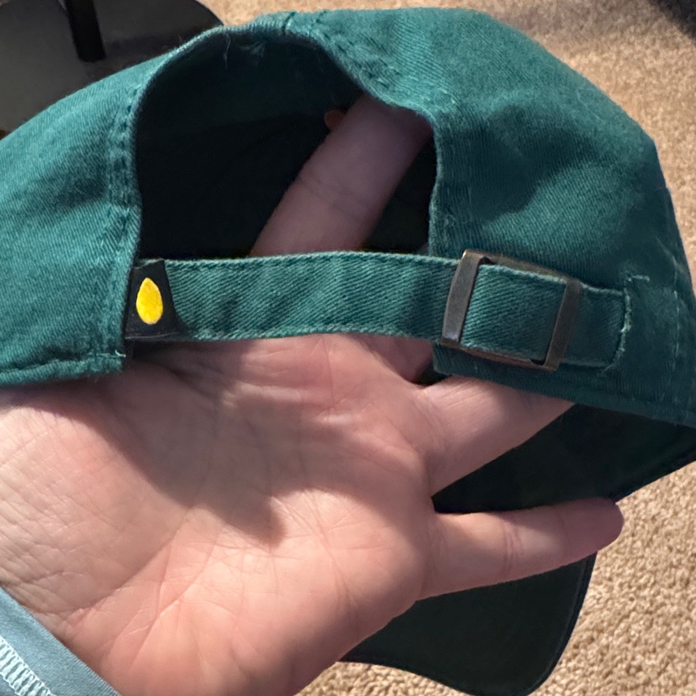 Life is Good Green Ball Cap with Heart detail - Picture 4 of 8